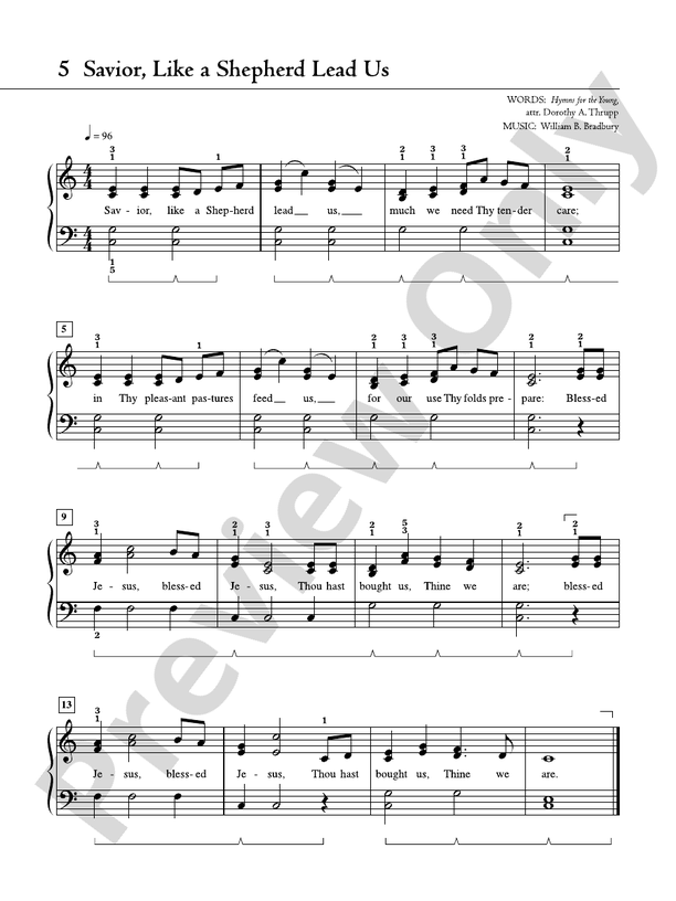 The Piano Student's Hymnal: 30 Hymns - Piano (Digital Download)