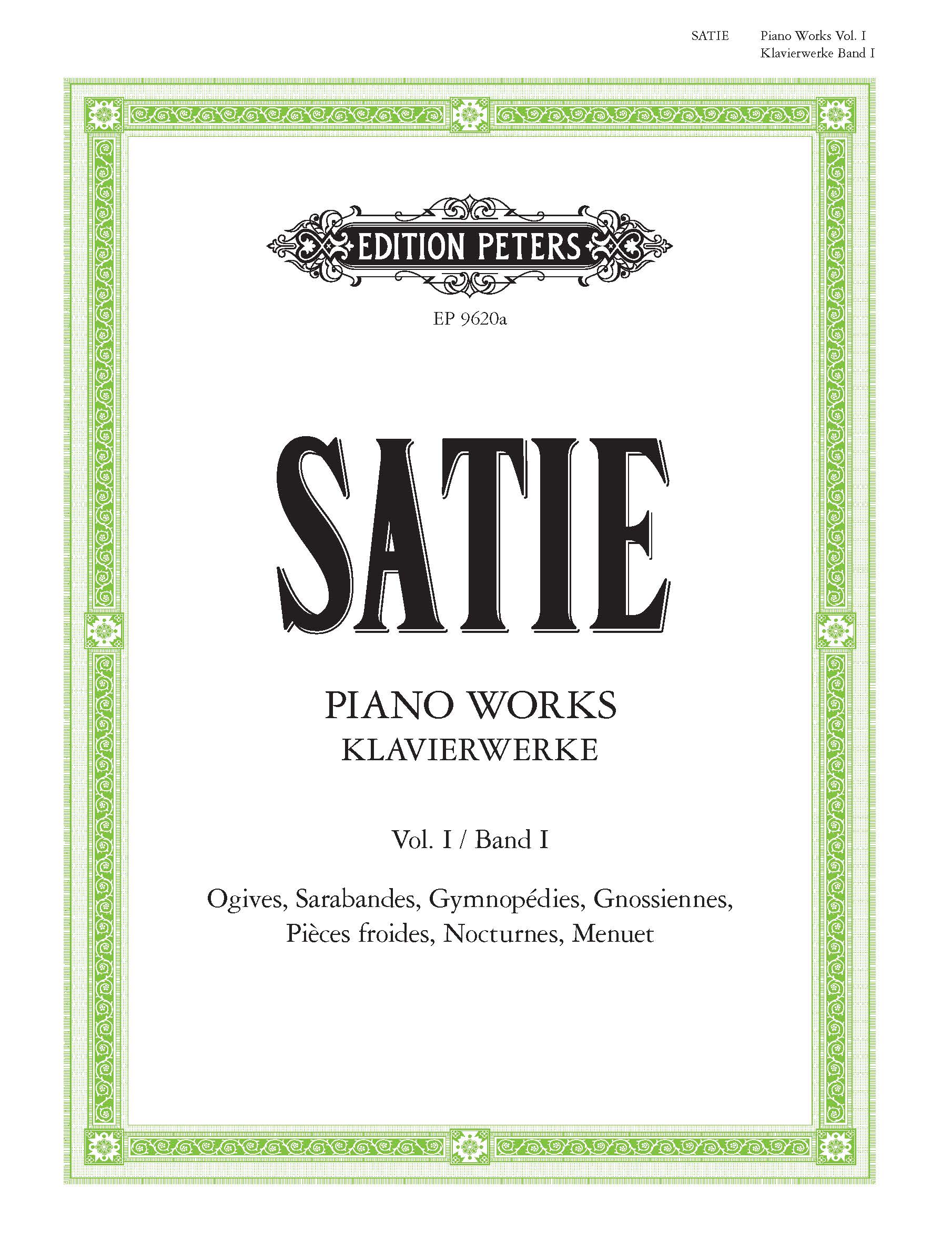 Satie - Gymnopédie No.2 - Edition Peters - Piano Solo (Digital Download)