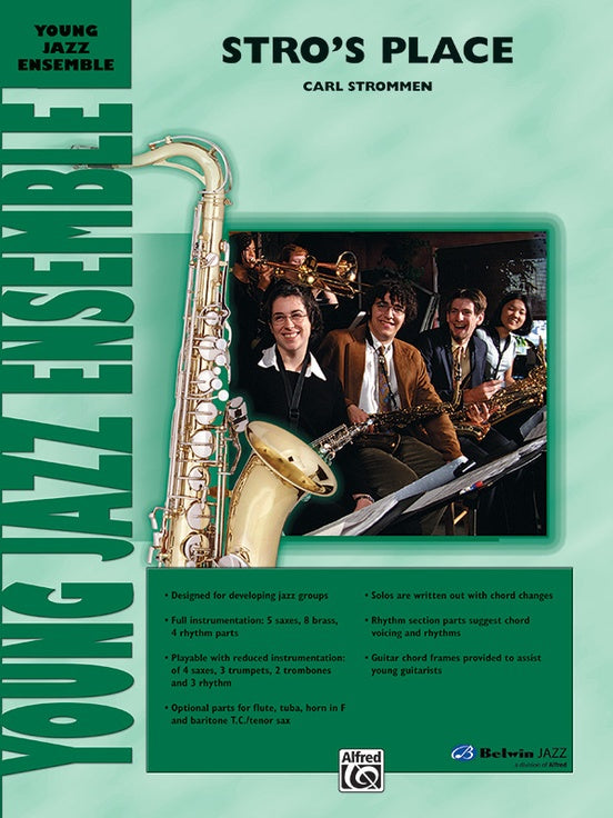 Stro's Place - Jazz Ensemble Conductor Score & Parts(Digital Download)