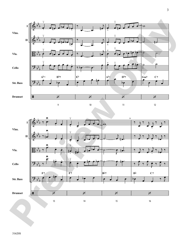 Li'l Darlin' - String Orchestra Conductor Score & Parts (Digital Download)