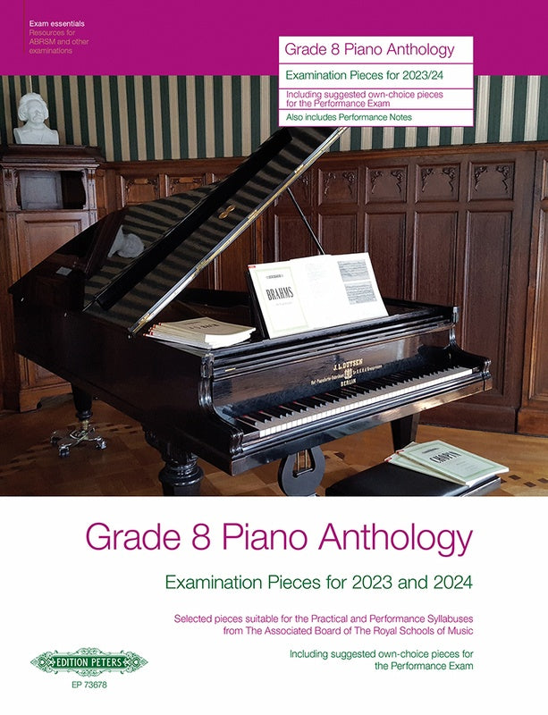 ABRSM Grade 8 Piano Anthology Exam Pieces 2023-2024 - Piano Solo ABRSM EP73678