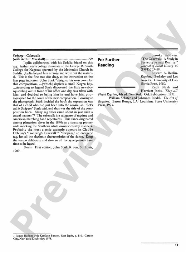 Scott Joplin at the Piano - Piano (Digital Download)