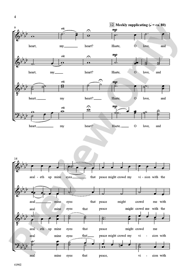 Come, O Love – SATB a cappella Choral Octavo (Digital Download)