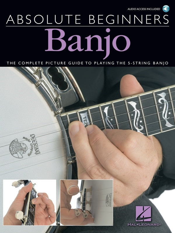 Absolute Beginners: Banjo - The Complete Picture Guide to Playing the 5-String Banjo - Banjo Bill Evans Amsco Publications/OLA