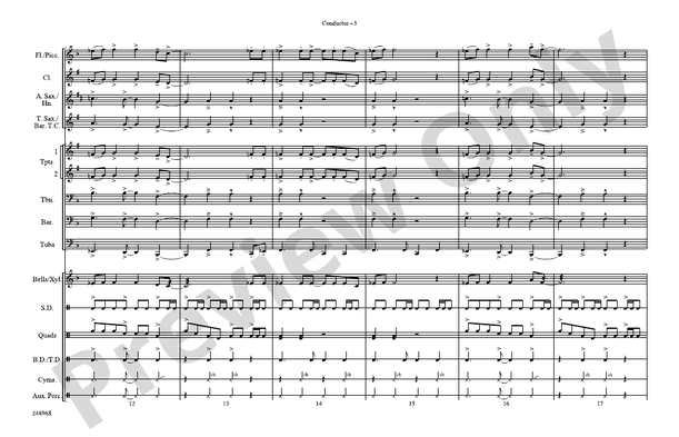 China Grove – Marching Band Conductor Score & Parts (Digital Download)