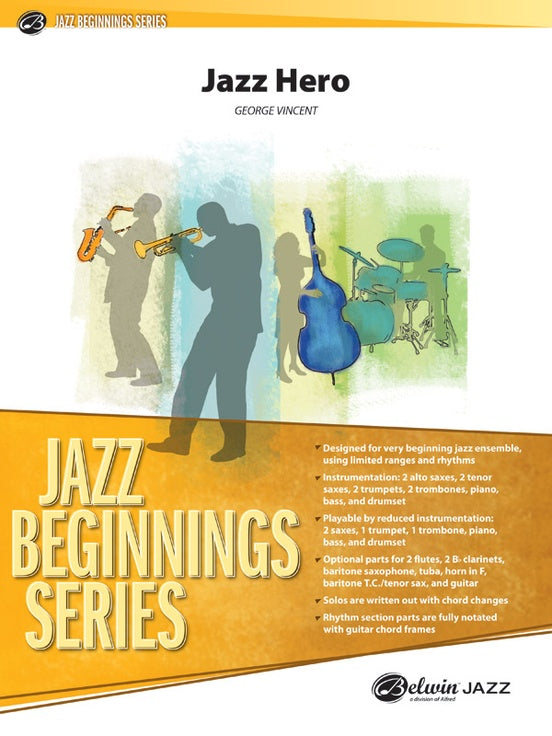 Jazz Hero - Jazz Ensemble Conductor Score & Parts (Digital Download)