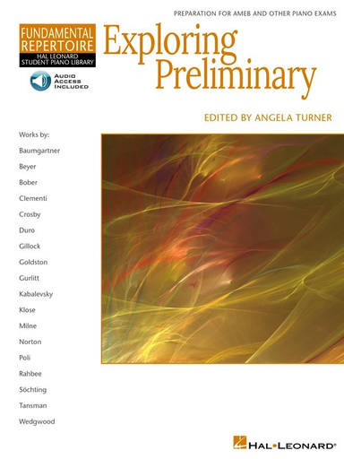 Exploring Preliminary - Piano Solo edited by Turner Hal Leonard Student Piano Library AP1020