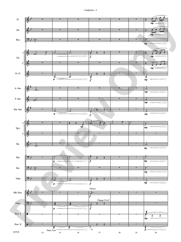 Harry Potter and the Goblet of Fire, Selections from - Concert Band Conductor Score & Parts (Digital Download)