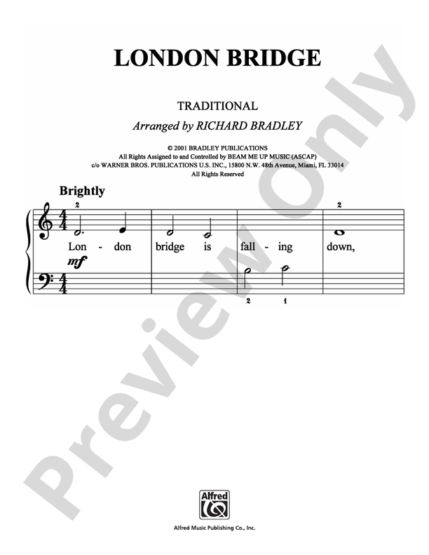 London Bridge - Arr. Richard Bradley (DSM-PS-0007007) - Easy Piano (Digital Download)