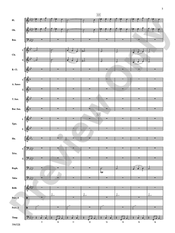 Avinu Malkeinu - Concert Band Conductor Score & Parts (Digital Download)
