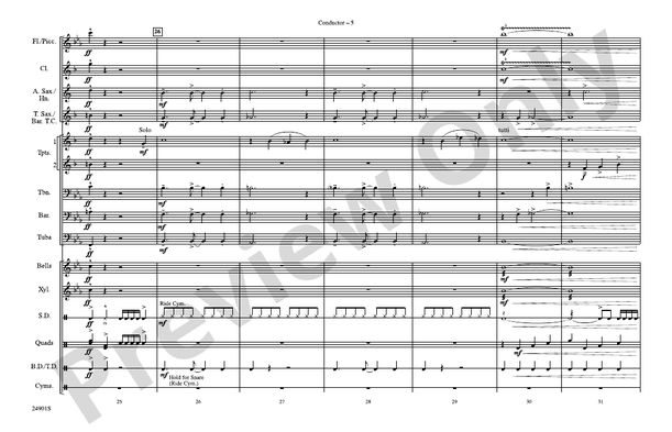 Estancia – Marching Band Conductor Score & Parts (Digital Download)