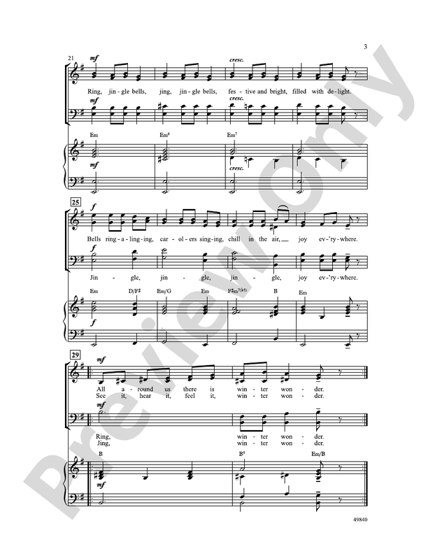 Winter Bells - SATB Choral Octavo (Digital Download)