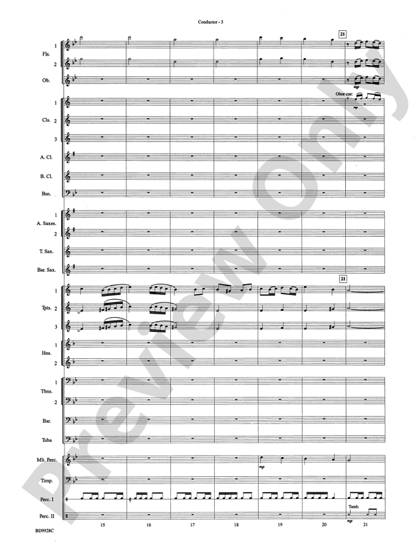 Patapan (Grade 3) - Concert Band Conductor Score & Parts (Digital Download)