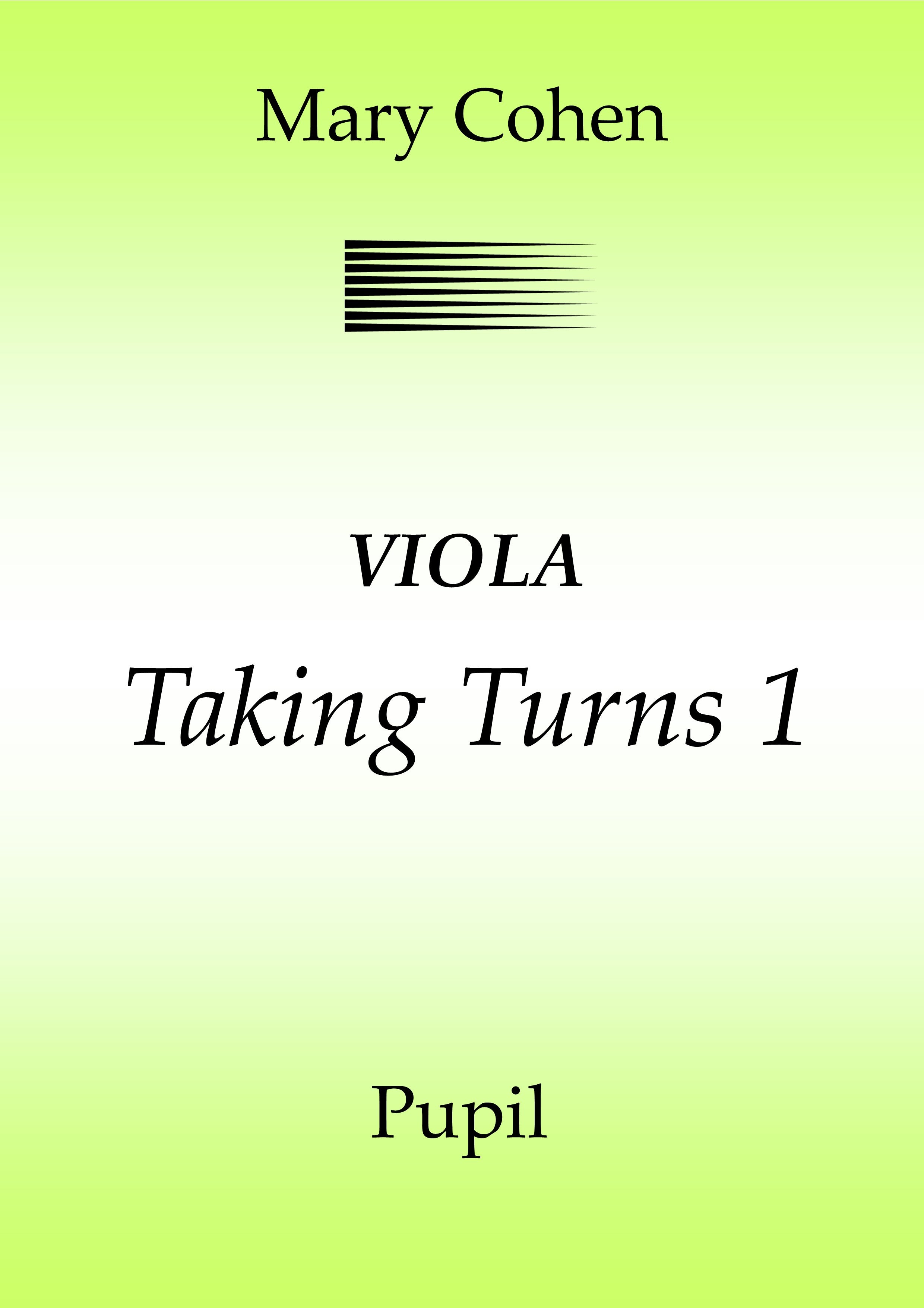 Taking Turns 1 (Pupil Part) - Viola (Digital Download)