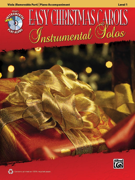 Easy Christmas Carols Inst Solos Viola Bk/CD