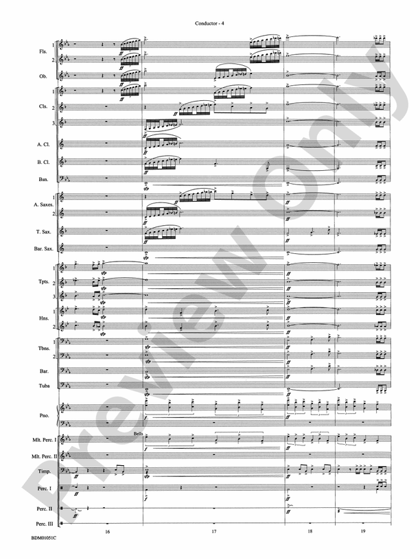 Royal Canadian Sketches - Concert Band Conductor Score & Parts (Digital Download)