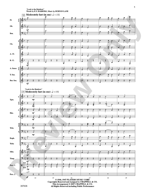 Rainbows - Concert Band Conductor Score & Parts (Digital Download)