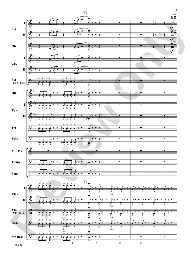Leroy Anderson's Irish Suite, Part 1 (Themes from) – Full Orchestra Conductor Score & Parts (Digital Download)