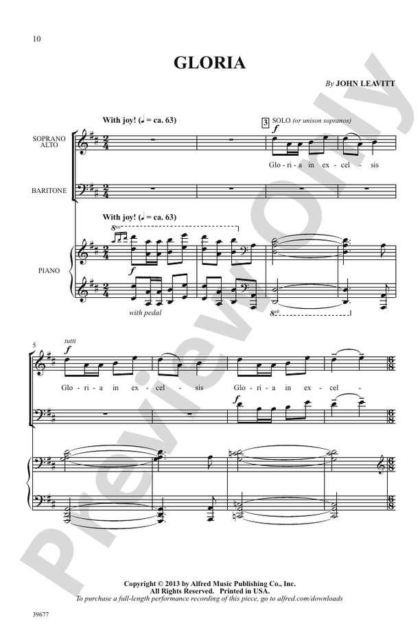 Missa Festiva – SAB Choral Octavo (Digital Download)