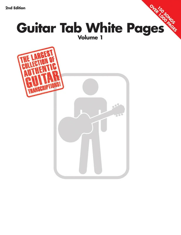 Guitar Tab White Pages Volume 1 2nd Edition - Guitar Tab/Vocal Hal Leonard 690471