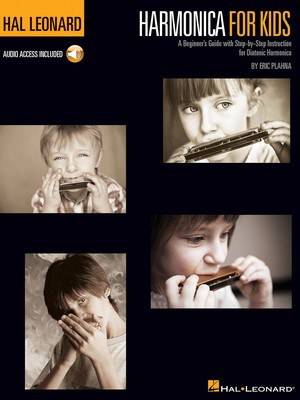 Harmonica for Kids - A Beginner's Guide with Step-by-Step Instruction for Diatonic Harmonica - Harmonica Eric Plahna Hal Leonard Sftcvr/Online Audio