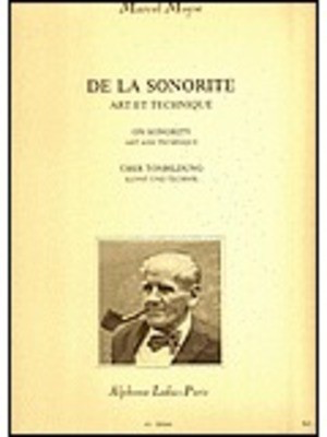 Moyse - De La Sonorite Art et Technique (On Sonority Art & Technique) - Flute Solo Leduc AL18166