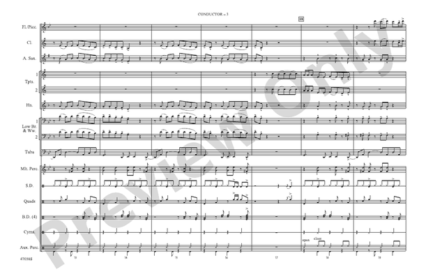 Havana – Marching Band Conductor Score & Parts (Digital Download)