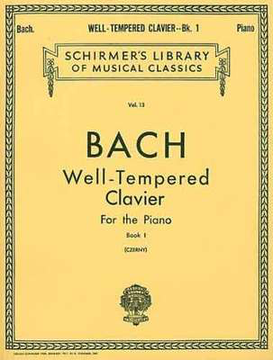 Well Tempered Clavier - Book 1 - Piano Solo - Johann Sebastian Bach - Piano G. Schirmer, Inc. Piano Solo