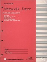 Standard Loose Leaf Manuscript Paper (Pink Cover) - Various Hal Leonard