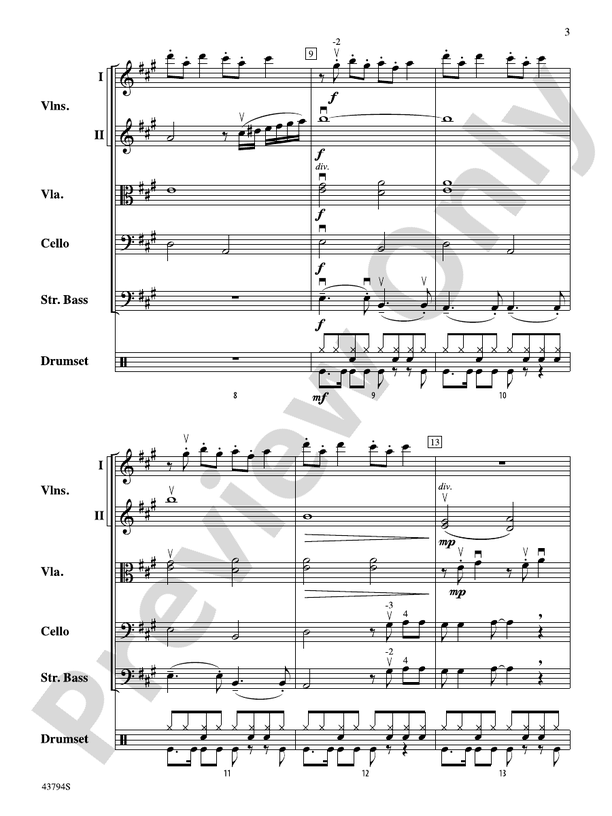 Bitter Sweet Symphony – String Orchestra Conductor Score & Parts (Digital Download)
