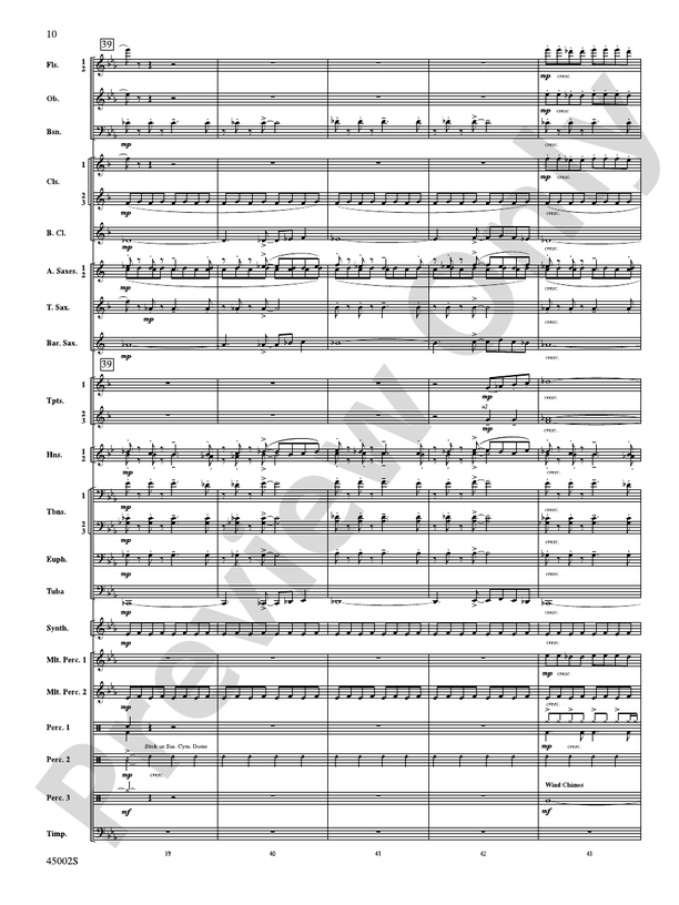 Winds of Change - Concert Band Conductor Score & Parts (Digital Download)