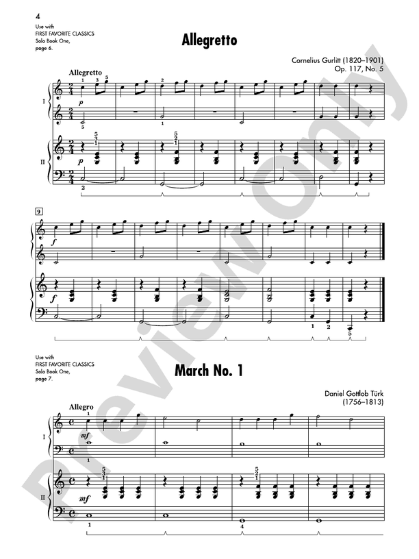 First Favorite Classics: Accompaniment, Book 1 - Piano (Digital Download)