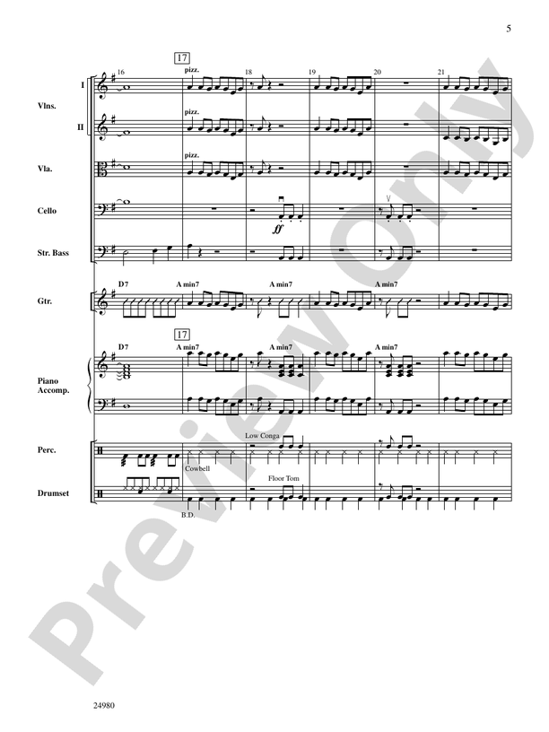 Puerto de Libertad (Port of Freedom) – String Orchestra Conductor Score & Parts (Digital Download)