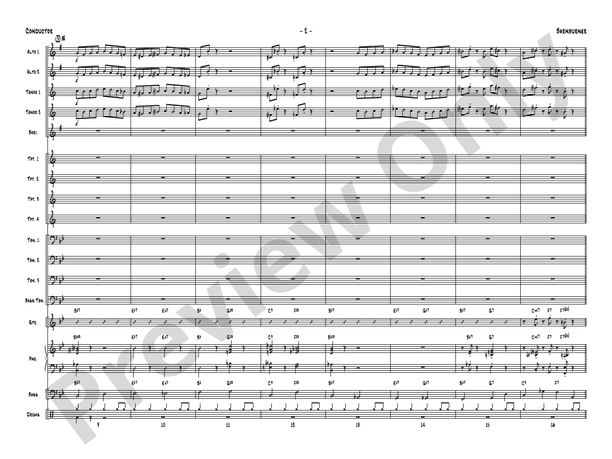 Barnburner - Jazz Ensemble Conductor Score & Parts(Digital Download)