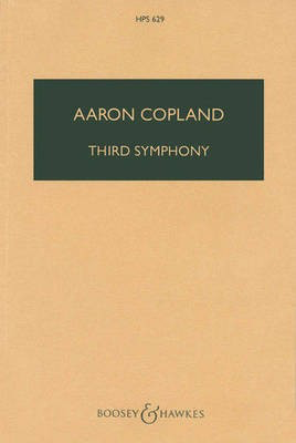 Third Symphony - Aaron Copland - Boosey & Hawkes Study Score Score