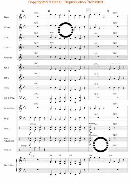 Popcorn Prelude - Beginning Band Grade 0.5 - Score and Parts - Mike Hannickel - Curnow Music