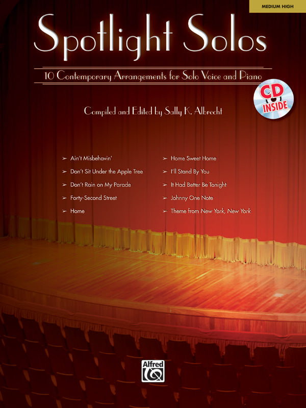 SPOTLIGHT SOLOS  BK/CD MED HIGH