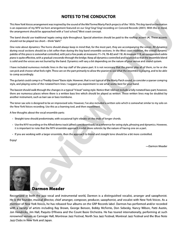 I Can't Believe That You're in Love with Me - Jazz Ensemble Conductor Score & Parts (Digital Download)