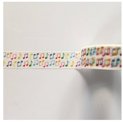 Sticky Tape Colourful Quavers and Semiquavers