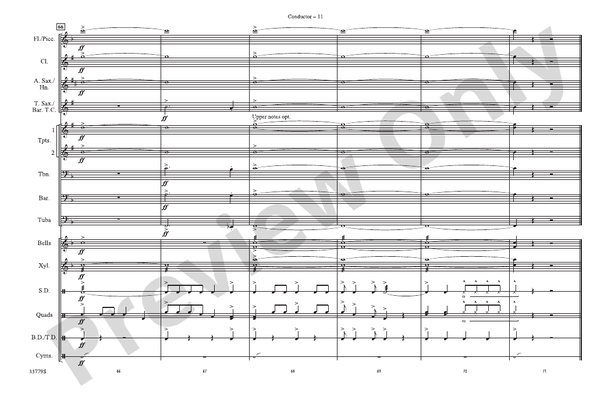 Stars and Stripes Forever – Marching Band Conductor Score & Parts (Digital Download)