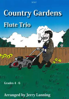 Country Gardens - Flute Jerry Lanning Spartan Press Flute Trio Parts