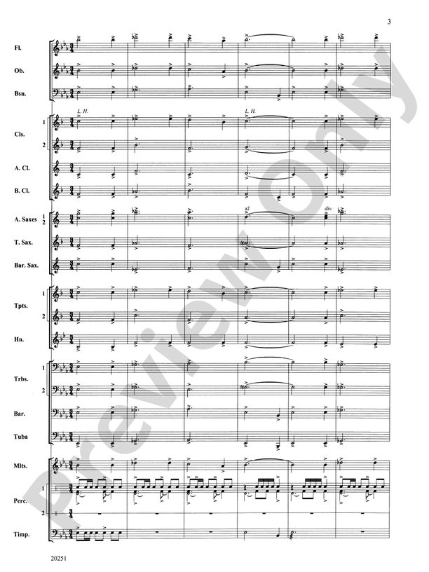 Metamorphosis - Concert Band Conductor Score & Parts (Digital Download)