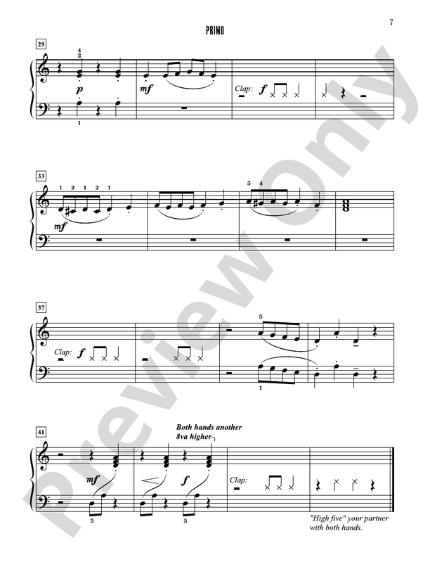 Contest Winners for Two, Book 2: 7 Original Piano Duets from the Alfred, Belwin, and Myklas Libraries - 1 Piano, 4 Hands (Digital Download)
