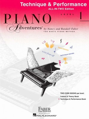 Piano Adventures All-In-Two Level 1 - Piano Technique & Performance Book by Faber/Faber Hal Leonard 119903