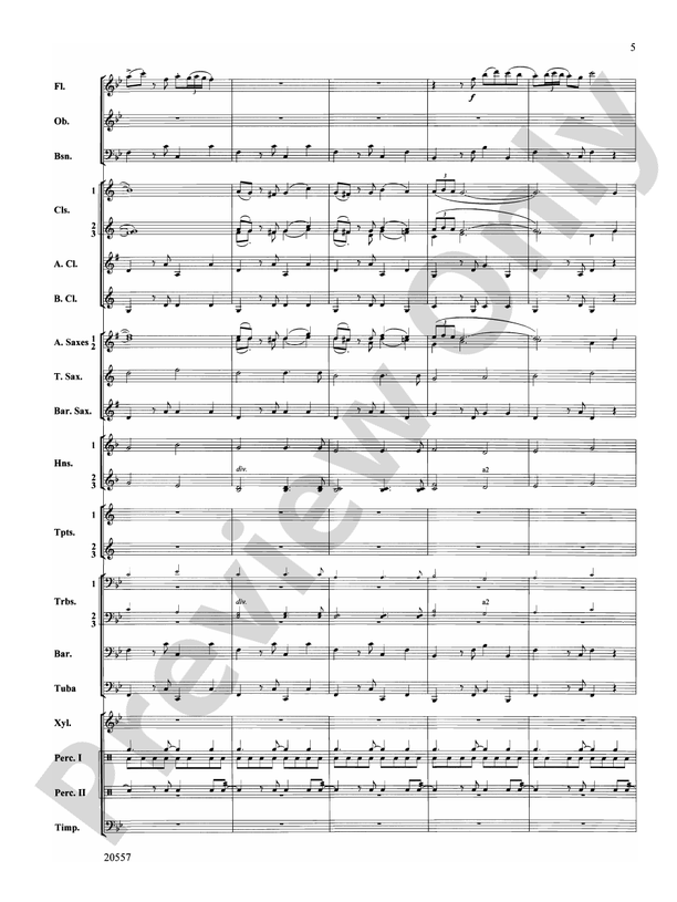 Sketches of Spain - Concert Band Conductor Score & Parts (Digital Download)