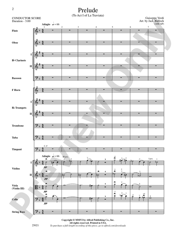 Prelude – Full Orchestra Conductor Score & Parts (Digital Download)