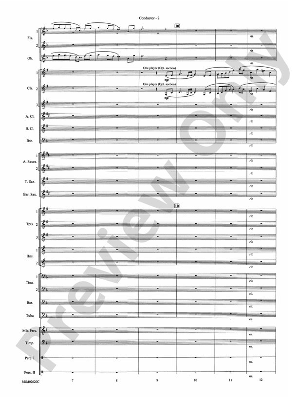 Prairiesong - Concert Band Conductor Score & Parts (Digital Download)