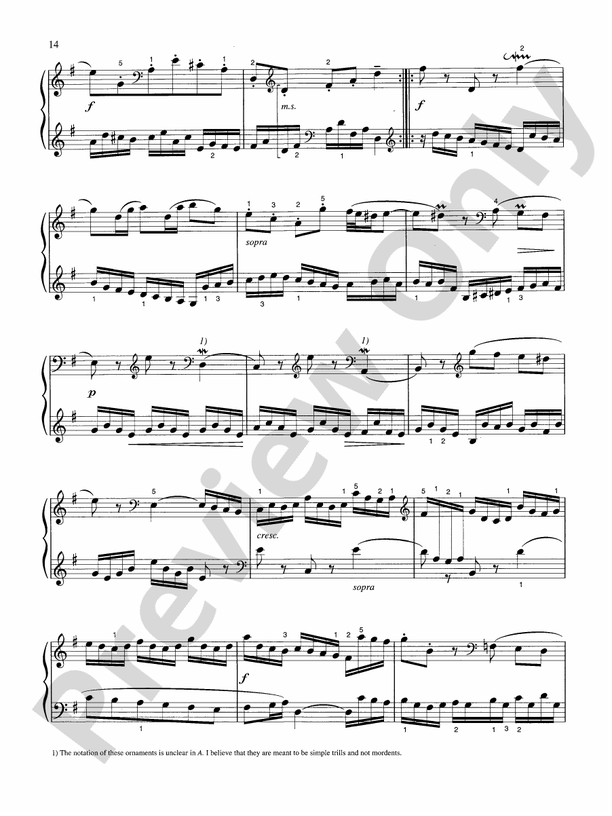 Bach - Goldberg Variations - Piano Solo (Digital Download)