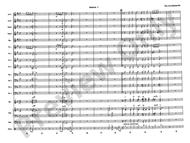 The Little Drummer Boy (Arr. Joe Jackson) - Jazz Ensemble Conductor Score & Parts (Digital Download)