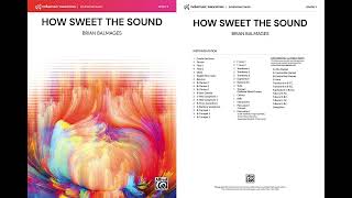 How Sweet the Sound – Concert Band Conductor Score & Parts (Digital Download)